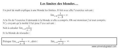 Ahlala ces blondes !! dsl pour mes amies blondes mais je pouvais pas m'en empêcher !!